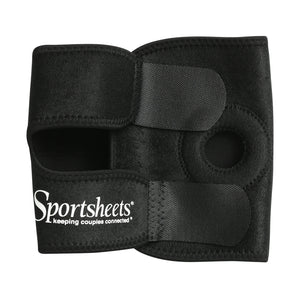 Sex toys Ireland - Sportsheets neoprene thigh strap on harness with adjustable velcro straps.
